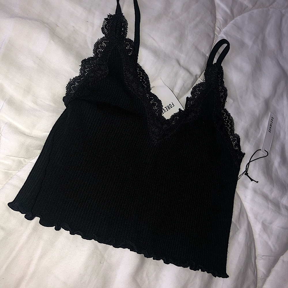 F21 seamless cropped tank